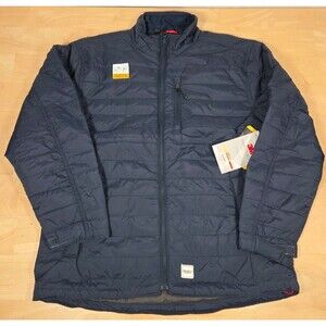 Eddie Bauer Workwear Puffer Men's Sz L 3M Insulated Jacket Navy Seal NEW